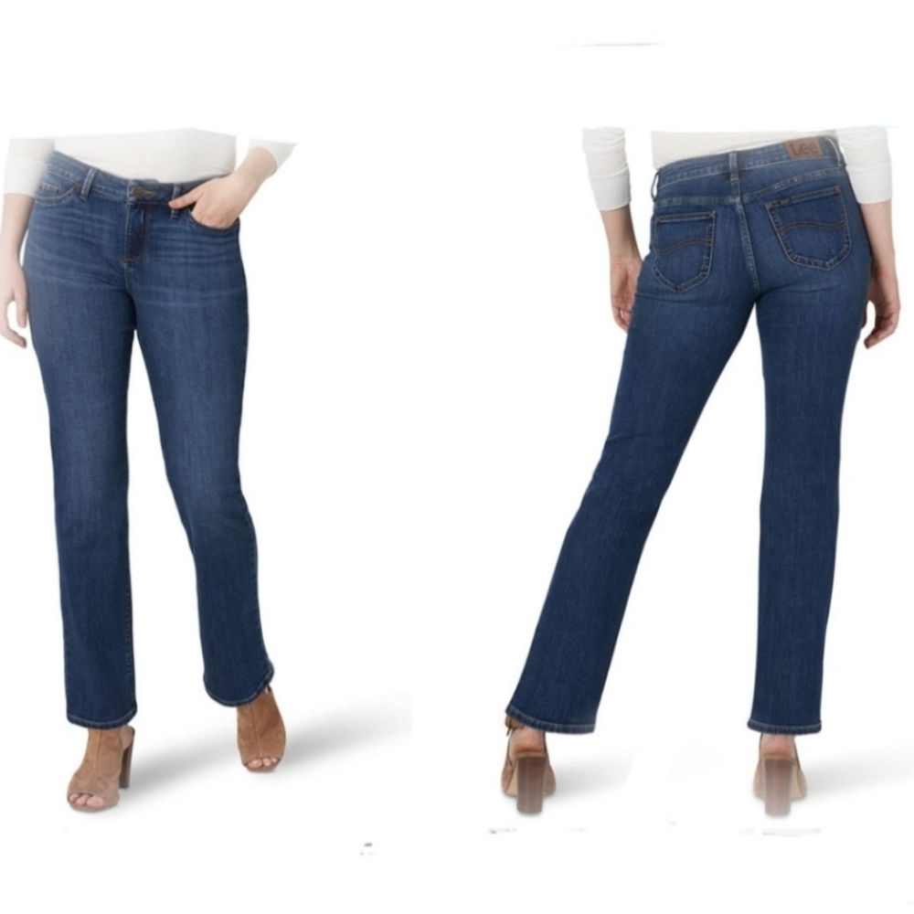 🆕Women's Lee Skinny Fit Straight Leg Jeans Size 16, New w/Tags